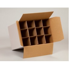 Коробка (гофракартон) с решеткой "Винная", 315-240-310