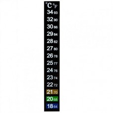 Термометр самоклеющийся (полоска) 18-34С