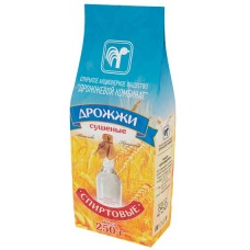 Дрожжи белорусские сухие спиртовые, 250г